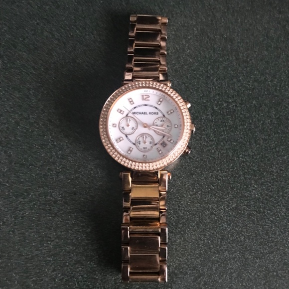 Michael Kors Parker Chronograph Rose Gold-tone Stainless Steel Women’s Watch main image 11